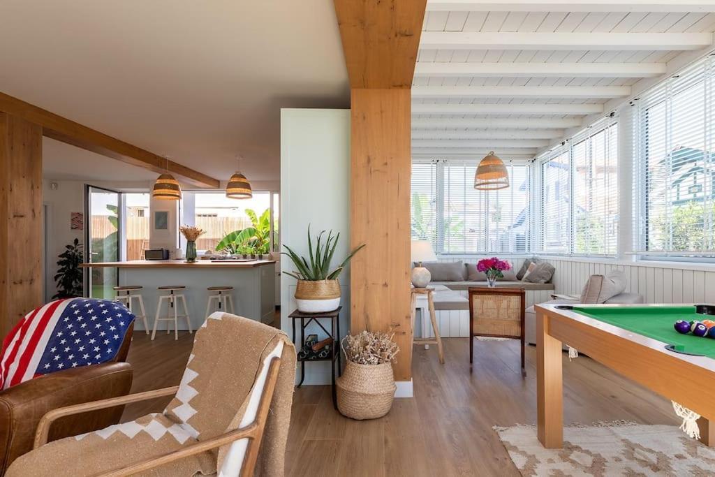 Beautiful Beach House In Front Of The Ocean Biarritz Exteriér fotografie